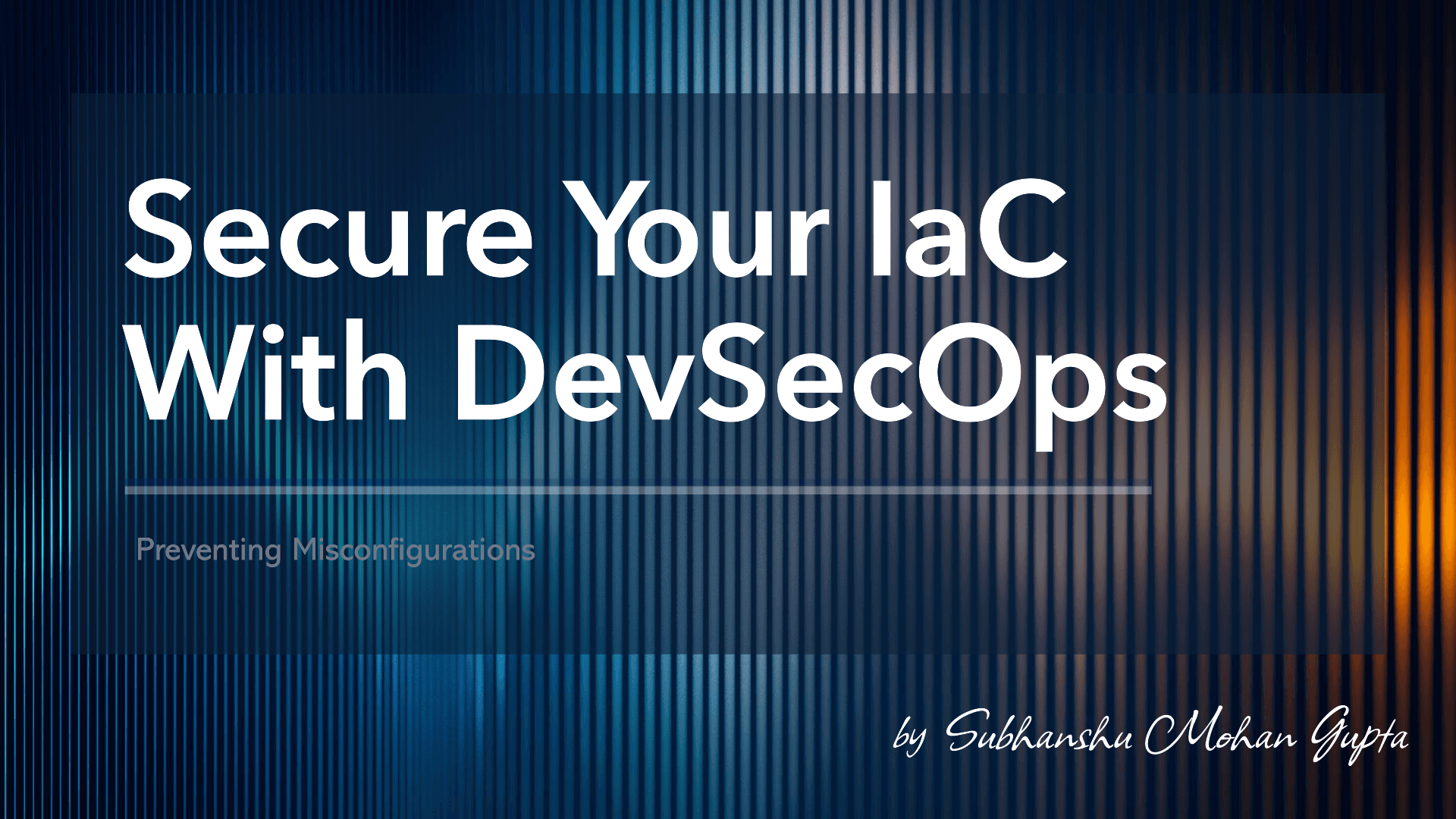 AI-Driven Infrastructure as Code (IaC) Security: Preventing Misconfigurations in DevSecOps