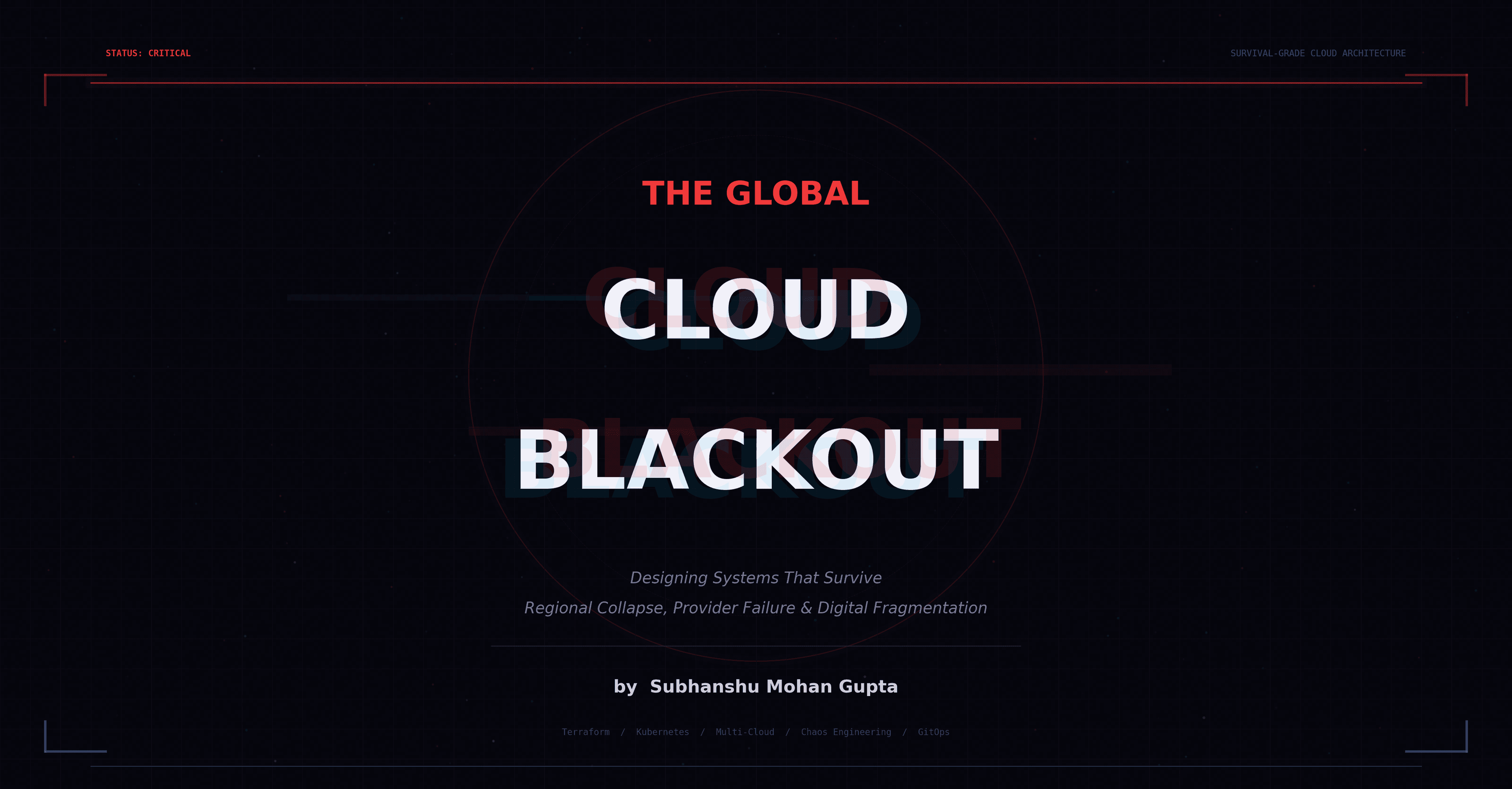 The Global Cloud Blackout
