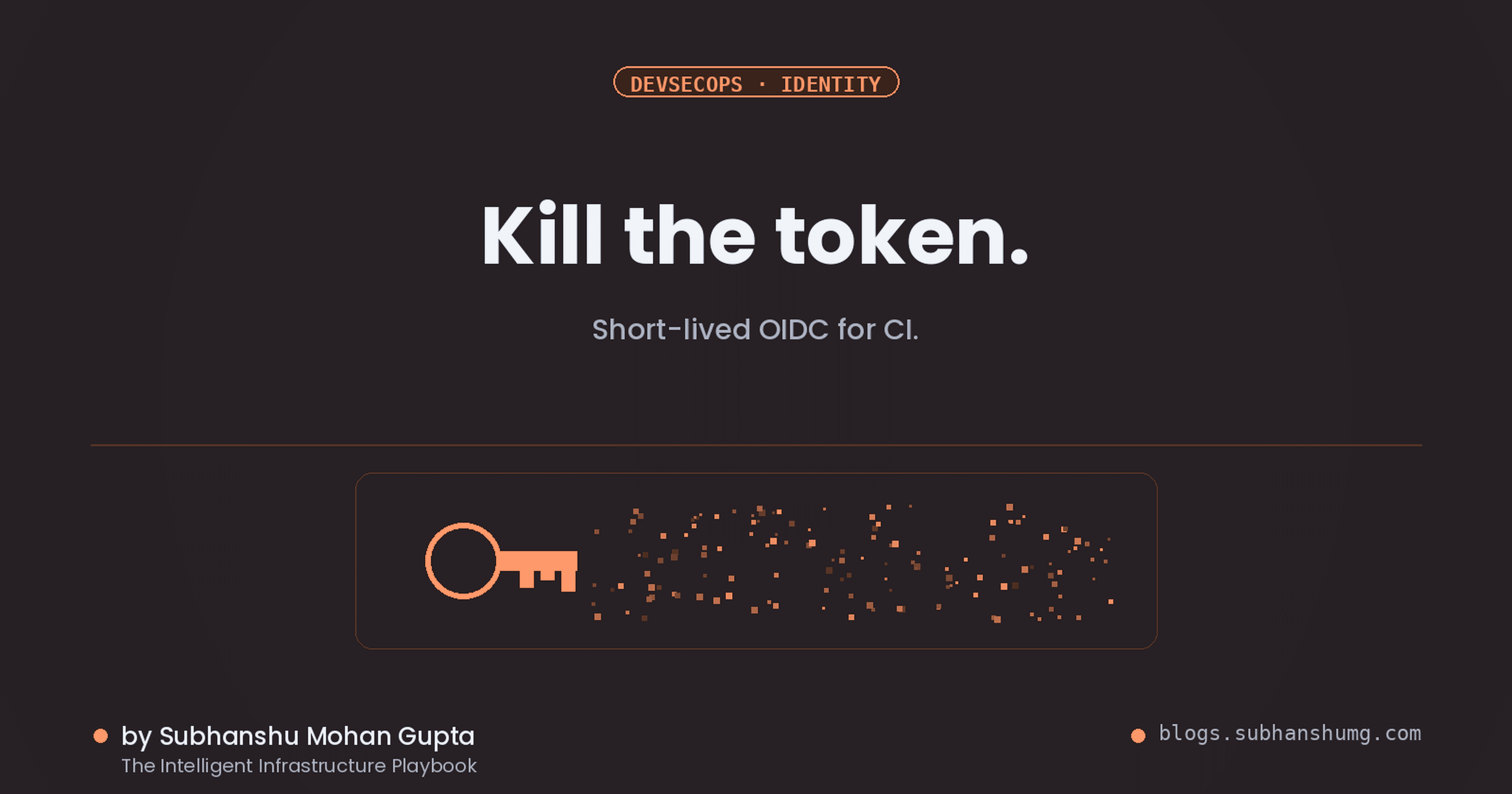 Short-lived OIDC for CI: kill every long-lived GitHub Actions token
